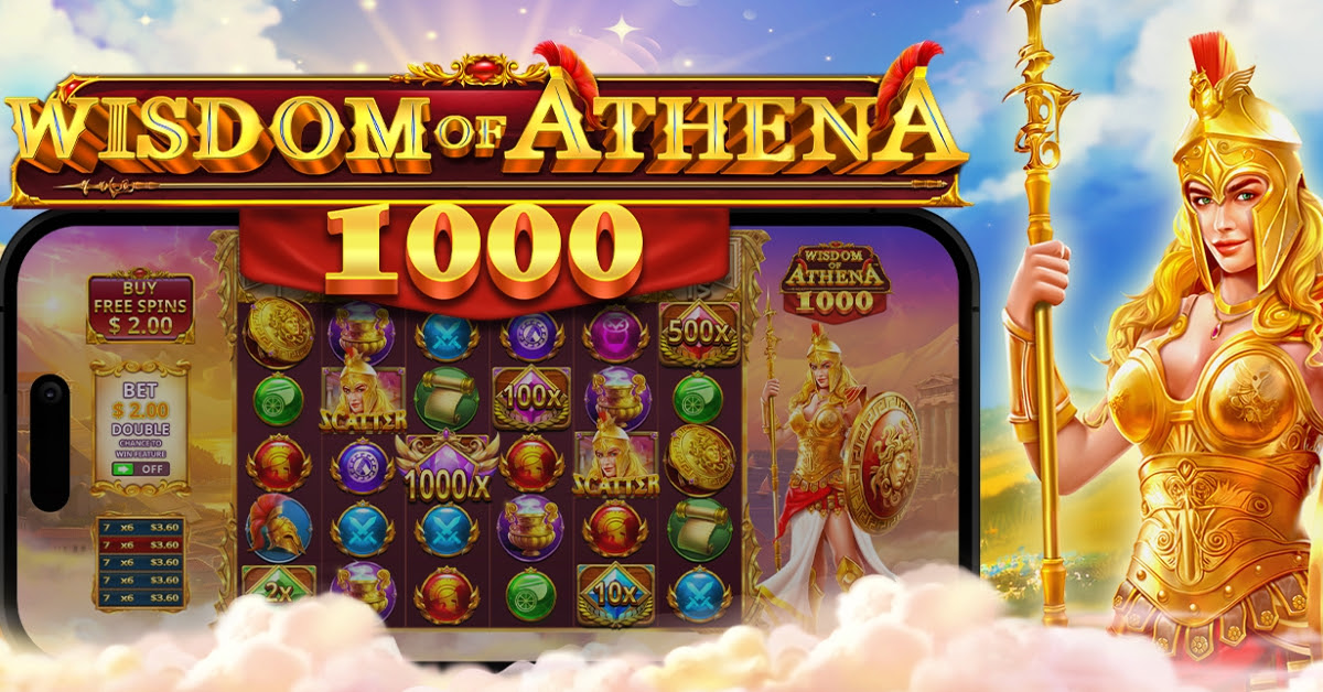 Slot Wisdom of Athena 1000: Spin Penuh Taktik, Bonus & Cuan Datang Tanpa Henti!