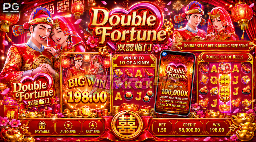 Slot Double Fortune: Double Hoki, Double Maxwin!