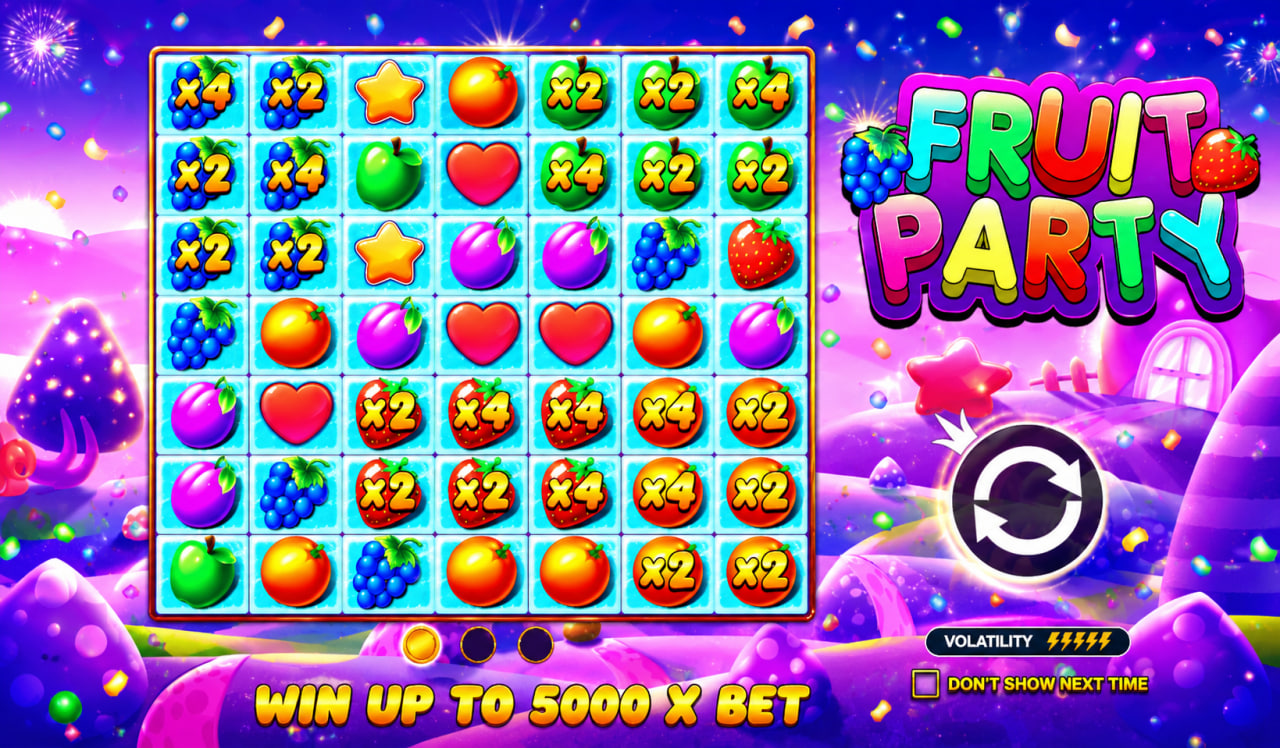 Fruit Party Pragmatic Play: Pesta Buah Warna-Warni dengan Kejutan Spektakuler di Setiap Putaran