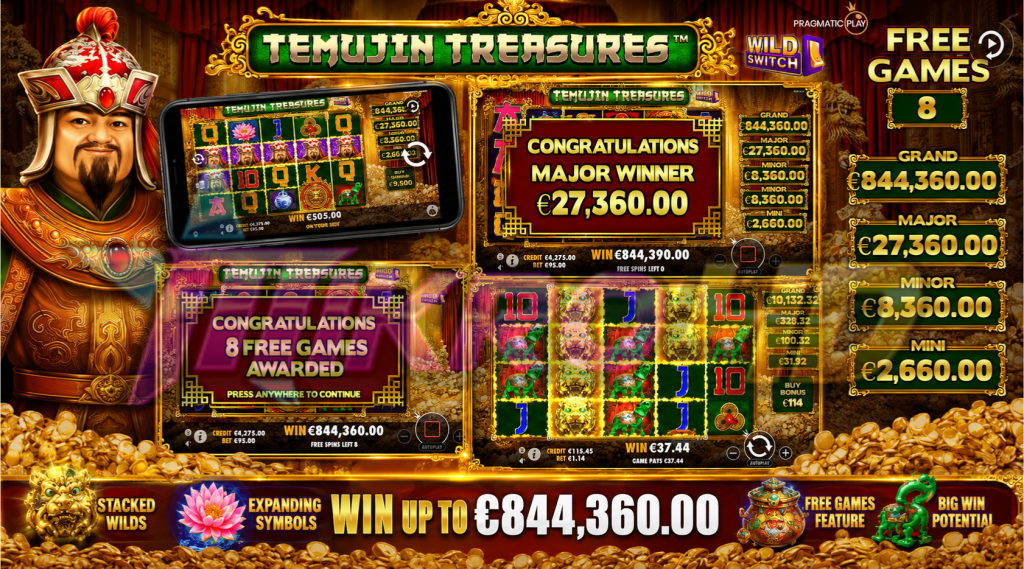 Slot Temujin Treasures: Perburuan Jackpot Sang Khan