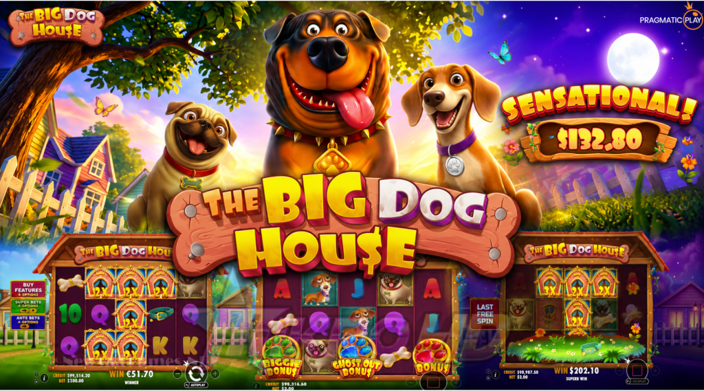 Slot The Big Dog House: Rumah Anjing Pemburu Jackpot