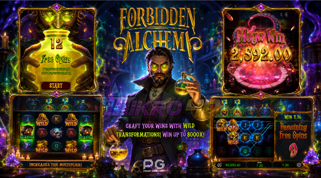 Slot Forbidden Alchemy: Ramuan Rahasia Pembawa Maxwin
