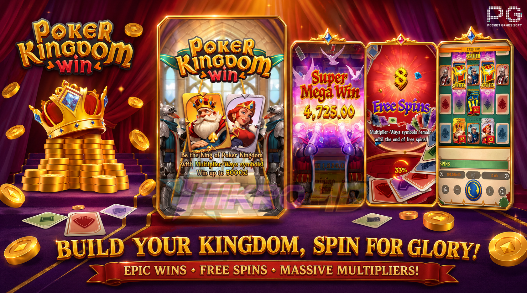 Slot Poker Kingdom Win: Kerajaan Jackpot Telah Dibuka