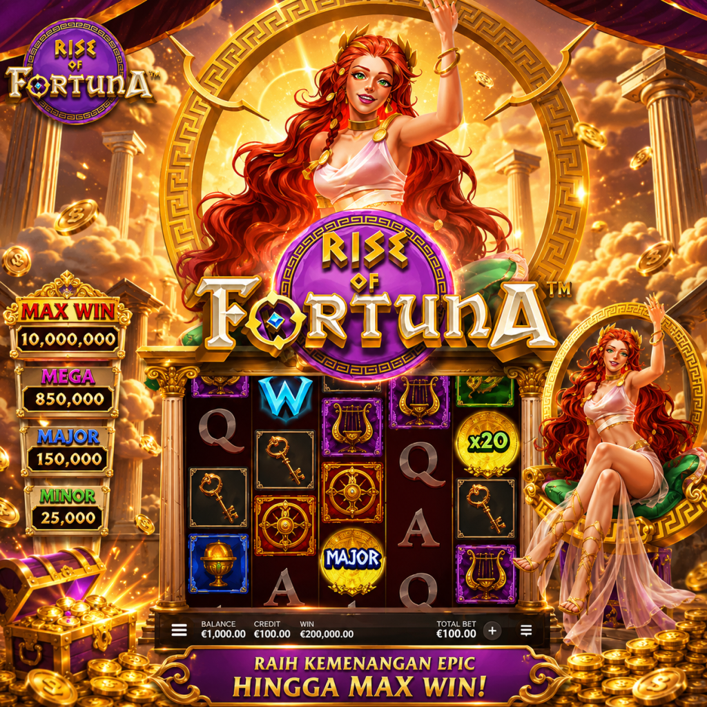Rise of Fortuna Hacksaw Gaming: Dewi Keberuntungan Hadir Membawa Kejutan di Setiap Putaran