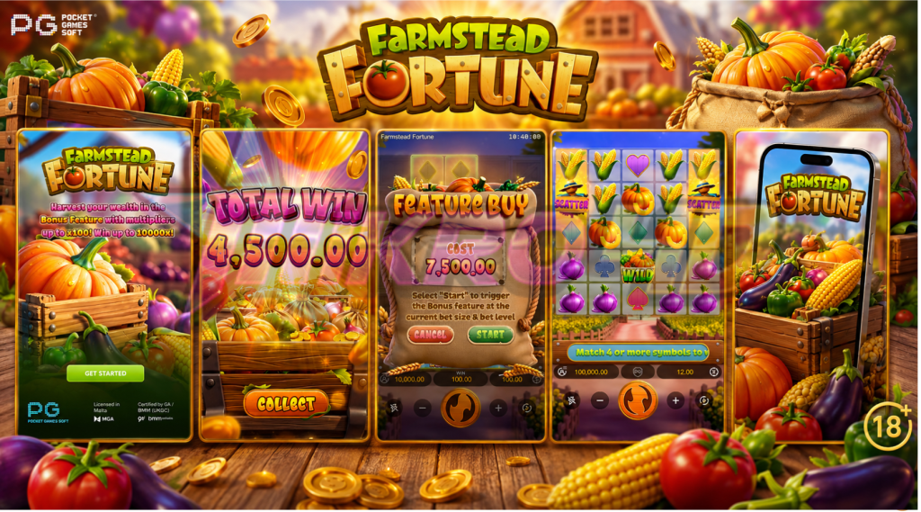 Farmstead Fortune, Slot Bertema Ladang dengan Kejutan Bonus Menarik