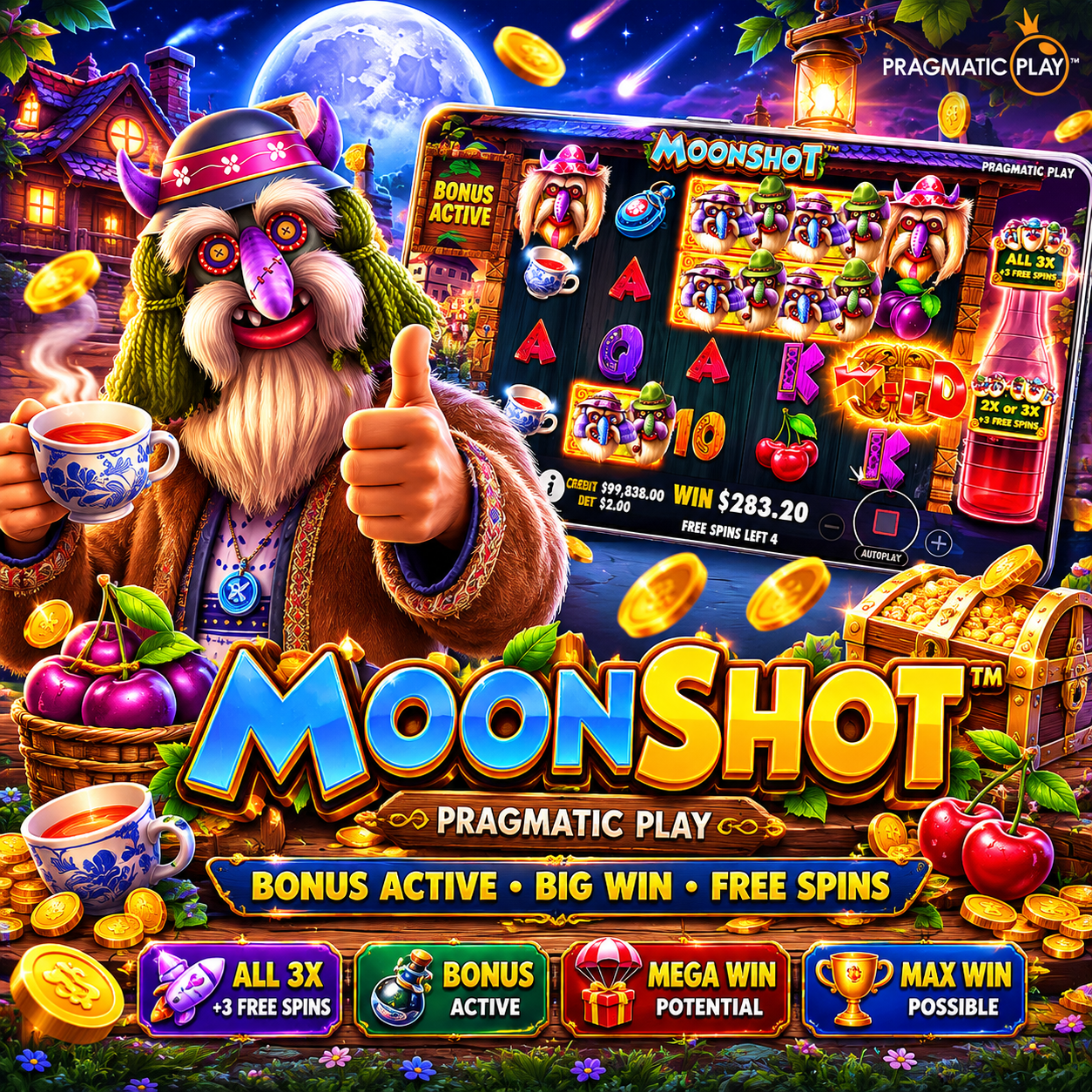MOONSHOT: Perjalanan Menembus Bulan Menuju Ledakan Hadiah Spektakuler
