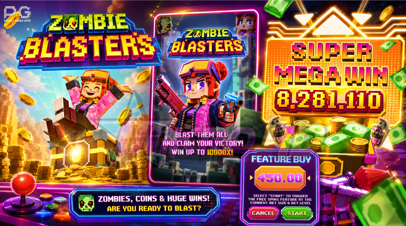 Zombie Blasters, Zombie Datang Membawa Jackpot